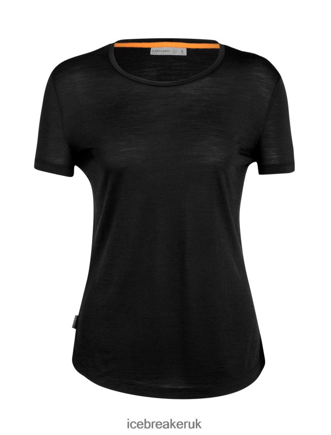 Icebreaker Women Merino Sphere II Short Sleeve T-Shirt Z04NXR606 Clothing Black - Image 6