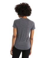 Icebreaker Women Merino Sphere II Short Sleeve T-Shirt Z04NXR607 Clothing Midnight Heather - Image 2