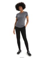Icebreaker Women Merino Sphere II Short Sleeve T-Shirt Z04NXR607 Clothing Midnight Heather - Image 3