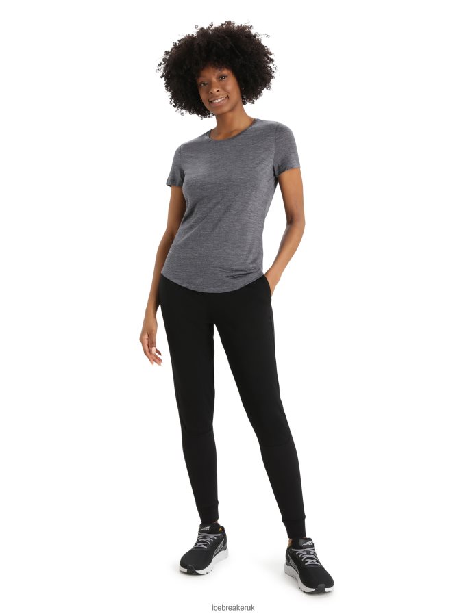 Icebreaker Women Merino Sphere II Short Sleeve T-Shirt Z04NXR607 Clothing Midnight Heather - Image 3