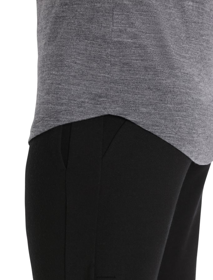 Icebreaker Women Merino Sphere II Short Sleeve T-Shirt Z04NXR607 Clothing Midnight Heather - Image 6