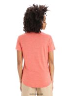 Icebreaker Women Merino Sphere II Short Sleeve T-Shirt Z04NXR608 Clothing Vibrant Earth Heather - Image 2