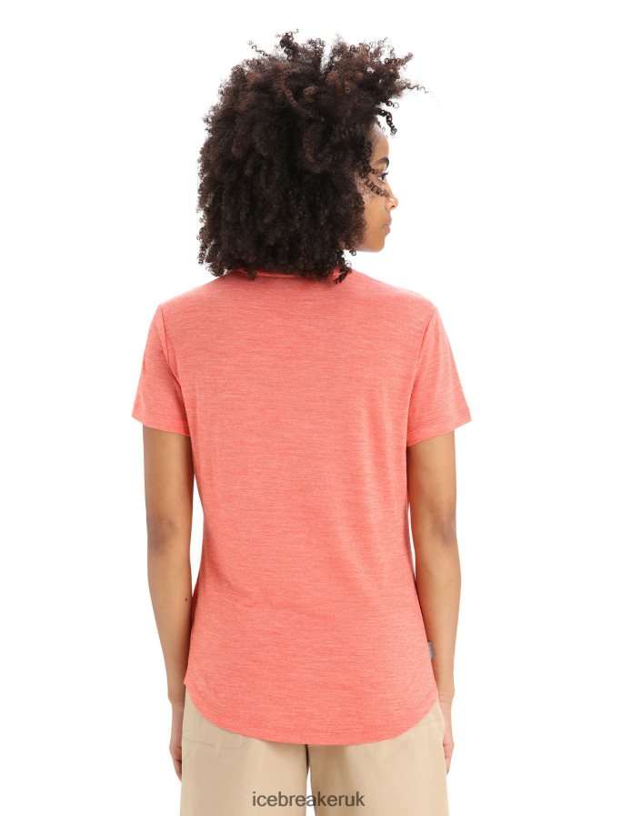 Icebreaker Women Merino Sphere II Short Sleeve T-Shirt Z04NXR608 Clothing Vibrant Earth Heather - Image 2