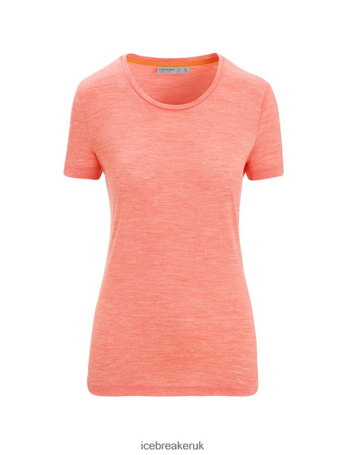 Icebreaker Women Merino Sphere II Short Sleeve T-Shirt Z04NXR608 Clothing Vibrant Earth Heather - Image 5