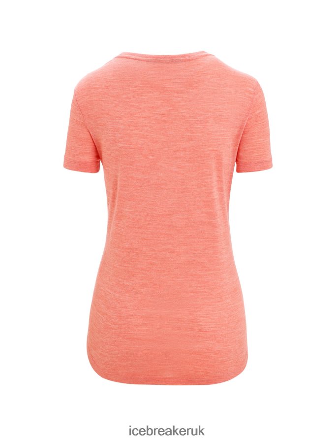 Icebreaker Women Merino Sphere II Short Sleeve T-Shirt Z04NXR608 Clothing Vibrant Earth Heather - Image 6