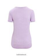 Icebreaker Women Merino Sphere II Short Sleeve T-Shirt Z04NXR610 Clothing Purple Gaze - Image 7