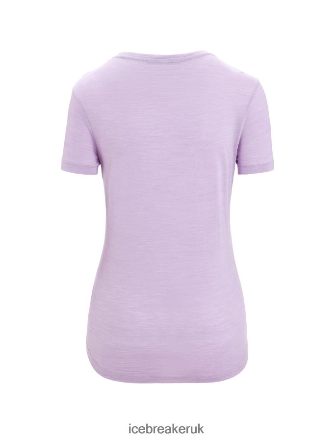 Icebreaker Women Merino Sphere II Short Sleeve T-Shirt Z04NXR610 Clothing Purple Gaze - Image 7