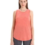 Icebreaker Women Merino Sphere II Tank Z04NXR618 Clothing Vibrant Earth Heather