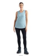 Icebreaker Women Merino Sphere II Tank Z04NXR808 Clothing Haze - Image 2