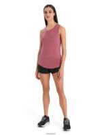 Icebreaker Women Merino Sphere II Tank Z04NXR809 Clothing Cherry Heather - Image 3