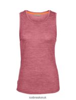 Icebreaker Women Merino Sphere II Tank Z04NXR809 Clothing Cherry Heather - Image 6