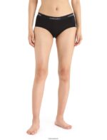 Icebreaker Women Merino Sprite Hot Pants Z04NXR546 Clothing Black
