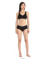 Icebreaker Women Merino Sprite Hot Pants Z04NXR546 Clothing Black - Image 3