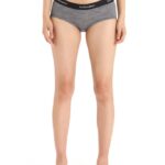 Icebreaker Women Merino Sprite Hot Pants Z04NXR547 Clothing Gritstone Heather/Black