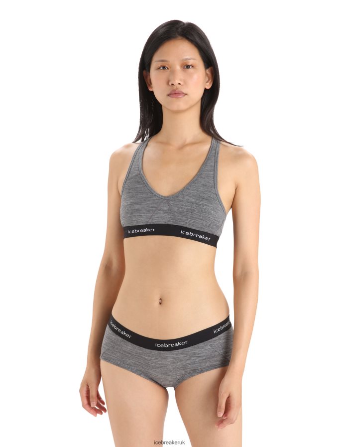 icebreaker_women_merino_sprite_racerback_bra_z04nxr524_clothing_gritstone_heather.jpg Icebreaker Women Merino Sprite Racerback Bra Z04NXR524 Clothing Gritstone Heather - Image 1