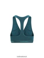 Icebreaker Women Merino Sprite Racerback Bra Z04NXR525 Clothing Green Glory - Image 6