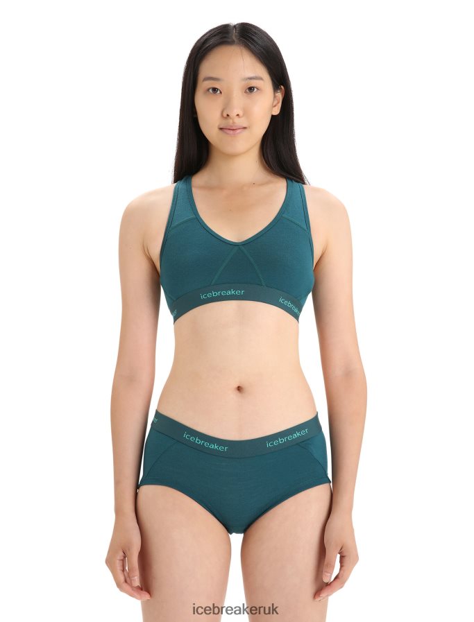 icebreaker_women_merino_sprite_racerback_bra_z04nxr525_clothing_green_glory.jpg Icebreaker Women Merino Sprite Racerback Bra Z04NXR525 Clothing Green Glory - Image 1