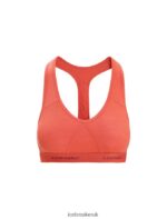 Icebreaker Women Merino Sprite Racerback Bra Z04NXR526 Clothing Vibrant Earth - Image 5