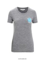 Icebreaker Women Merino Tech Lite II Short Sleeve T-Shirt Earth Z04NXR671 Clothing Gritstone Heather - Image 5