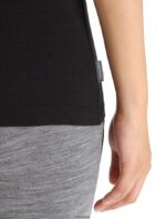 Icebreaker Women Merino Tech Lite II Short Sleeve T-Shirt Z04NXR599 Clothing Black - Image 5