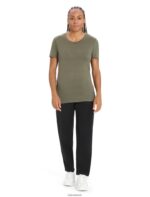 Icebreaker Women Merino Tech Lite II Short Sleeve T-Shirt Z04NXR601 Clothing Loden - Image 2