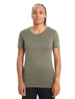 Icebreaker Women Merino Tech Lite II Short Sleeve T-Shirt Z04NXR601 Clothing Loden