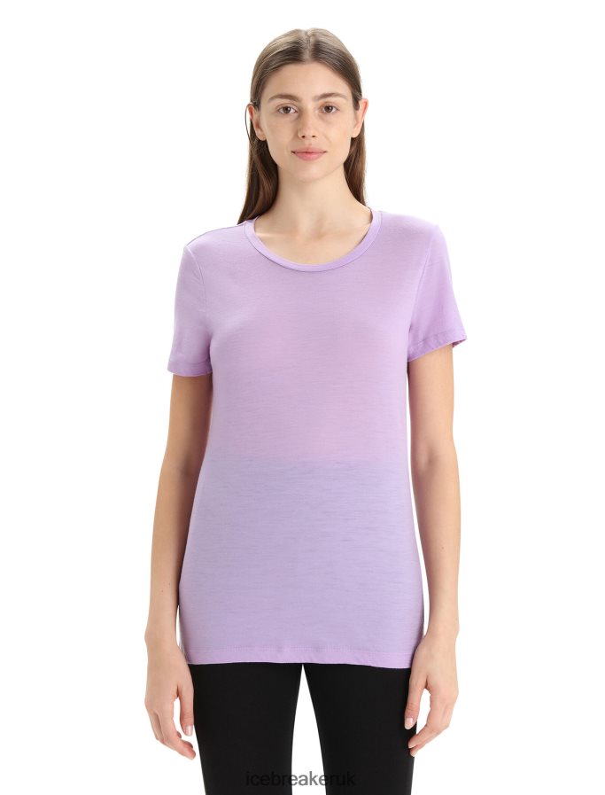 icebreaker_women_merino_tech_lite_ii_short_sleeve_t_shirt_z04nxr605_clothing_purple_gaze.jpg Icebreaker Women Merino Tech Lite II Short Sleeve T-Shirt Z04NXR605 Clothing Purple Gaze - Image 1