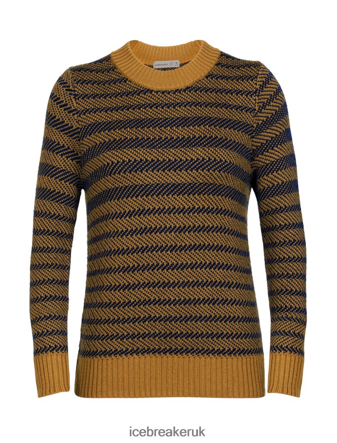 Icebreaker Women Merino Waypoint Crewe Sweater Z04NXR823 Clothing Clove/Midnight Navy - Image 6