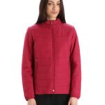 Icebreaker Women MerinoLoft Jacket Z04NXR841 Clothing Cherry