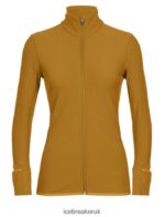 Icebreaker Women RealFleece Merino Descender Long Sleeve Zip Jacket Z04NXR869 Clothing Clove - Image 5