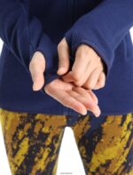 Icebreaker Women RealFleece Merino Elemental Long Sleeve Zip Jacket Z04NXR902 Clothing Royal Navy - Image 5