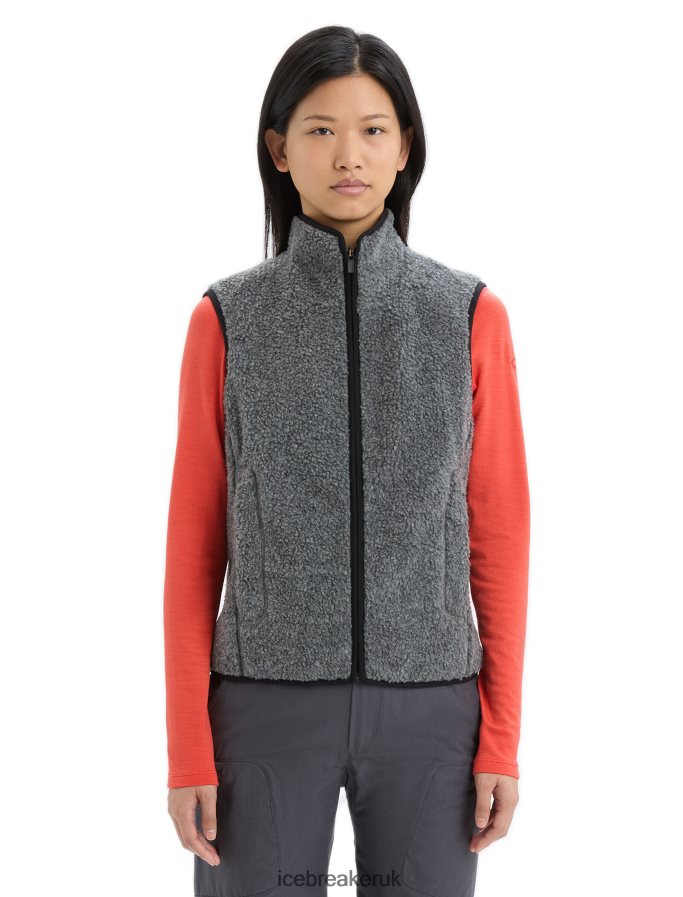 icebreaker_women_realfleece_merino_high_pile_vest_z04nxr678_clothing_gritstone_heather.jpg Icebreaker Women RealFleece Merino High Pile Vest Z04NXR678 Clothing Gritstone Heather - Image 1