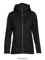 Icebreaker Women Shell+ Merino Hooded Jacket Z04NXR827 Clothing Black - Image 10
