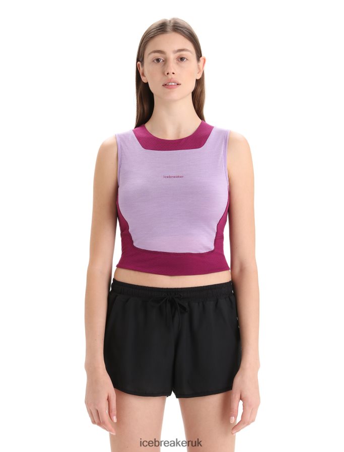 icebreaker_women_zoneknit_merino_cropped_bra_tank_z04nxr648_clothing_purple_gaze_go_berry.jpg Icebreaker Women ZoneKnit Merino Cropped Bra-Tank Z04NXR648 Clothing Purple Gaze/Go Berry - Image 1