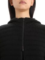Icebreaker Women ZoneKnit Merino Insulated Long Sleeve Zip Hoodie Z04NXR711 Clothing Black - Image 7