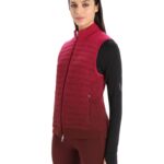 Icebreaker Women ZoneKnit Merino Insulated Vest Into the Deep Z04NXR884 Clothing Cherry/Espresso
