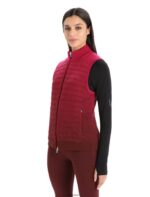 Icebreaker Women ZoneKnit Merino Insulated Vest Into the Deep Z04NXR884 Clothing Cherry/Espresso