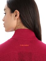 Icebreaker Women ZoneKnit Merino Insulated Vest Into the Deep Z04NXR884 Clothing Cherry/Espresso - Image 4