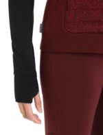 Icebreaker Women ZoneKnit Merino Insulated Vest Into the Deep Z04NXR884 Clothing Cherry/Espresso - Image 6