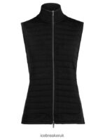 Icebreaker Women ZoneKnit Merino Insulated Vest Z04NXR684 Clothing Black - Image 9
