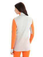 Icebreaker Women ZoneKnit Merino Long Sleeve Zip Jacket Z04NXR851 Clothing Flash/Ether - Image 2