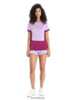 Icebreaker Women ZoneKnit Merino Short Sleeve T-Shirt Z04NXR659 Clothing Purple Gaze/Go Berry - Image 3