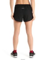 Icebreaker Women ZoneKnit Merino Shorts Z04NXR739 Clothing Black - Image 2
