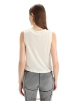 Icebreaker Women ZoneKnit Merino Tank Z04NXR655 Clothing Chalk - Image 2