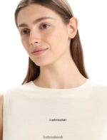 Icebreaker Women ZoneKnit Merino Tank Z04NXR655 Clothing Chalk - Image 4