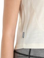 Icebreaker Women ZoneKnit Merino Tank Z04NXR655 Clothing Chalk - Image 5